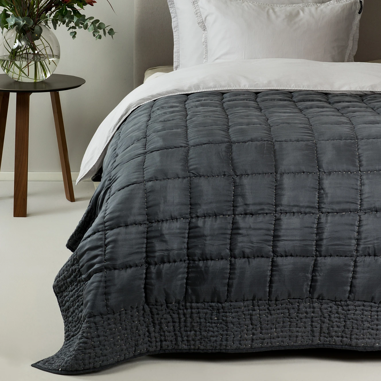 Delia Sprei Antraciet 2 Delia Sprei Antraciet - Afbeelding 2