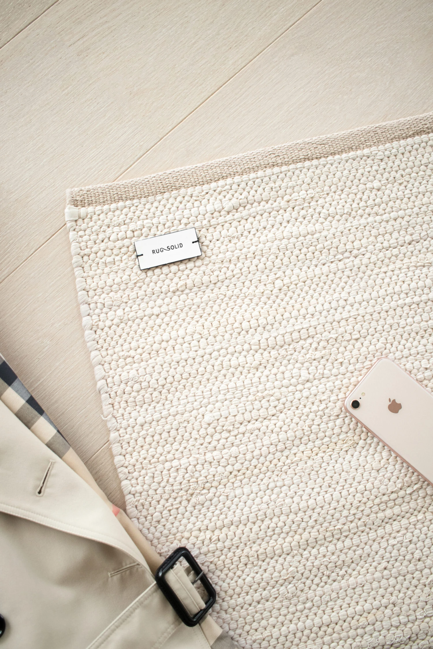 Cotton Vloerkleed 170 X 240 Cm. 2 Cotton Vloerkleed 170 X 240 Cm. - Afbeelding 2