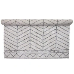 Bloomingville Gedessineerde Katoenen Mat