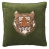 Kussenhoes Met Geborduurde Tijger, 50x50 Cm