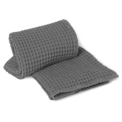 Ferm LIVING Handdoek Ecologisch Katoen Grijs