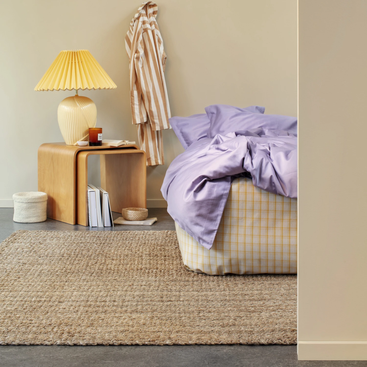 Dixie Freja Vloerkleed Natuur 2 Dixie Freja Vloerkleed Natuur - Afbeelding 2