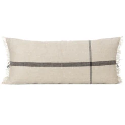 Ferm LIVING Calm Kudde Camel-black