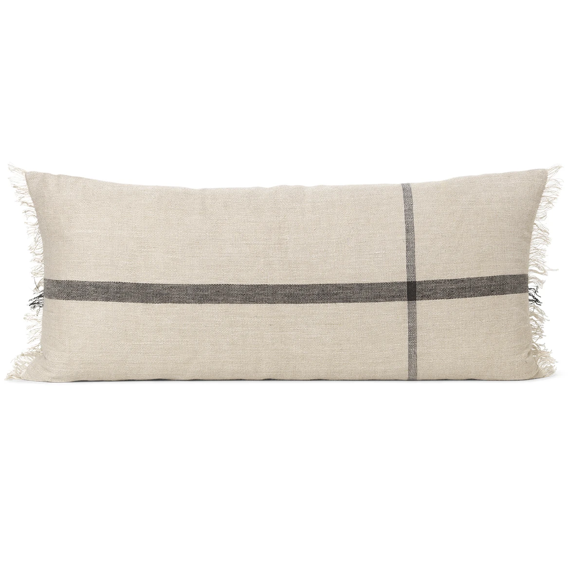 Ferm LIVING Calm Kudde Camel-black 1 Ferm LIVING Calm Kudde Camel-black