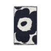 Marimekko Unikko Handdoek Natuurwit-donkerblauw