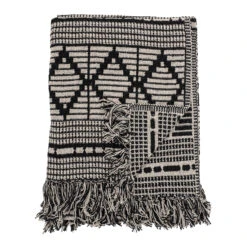 Bloomingville Plaid Gerecycled Katoen 130x160 Cm