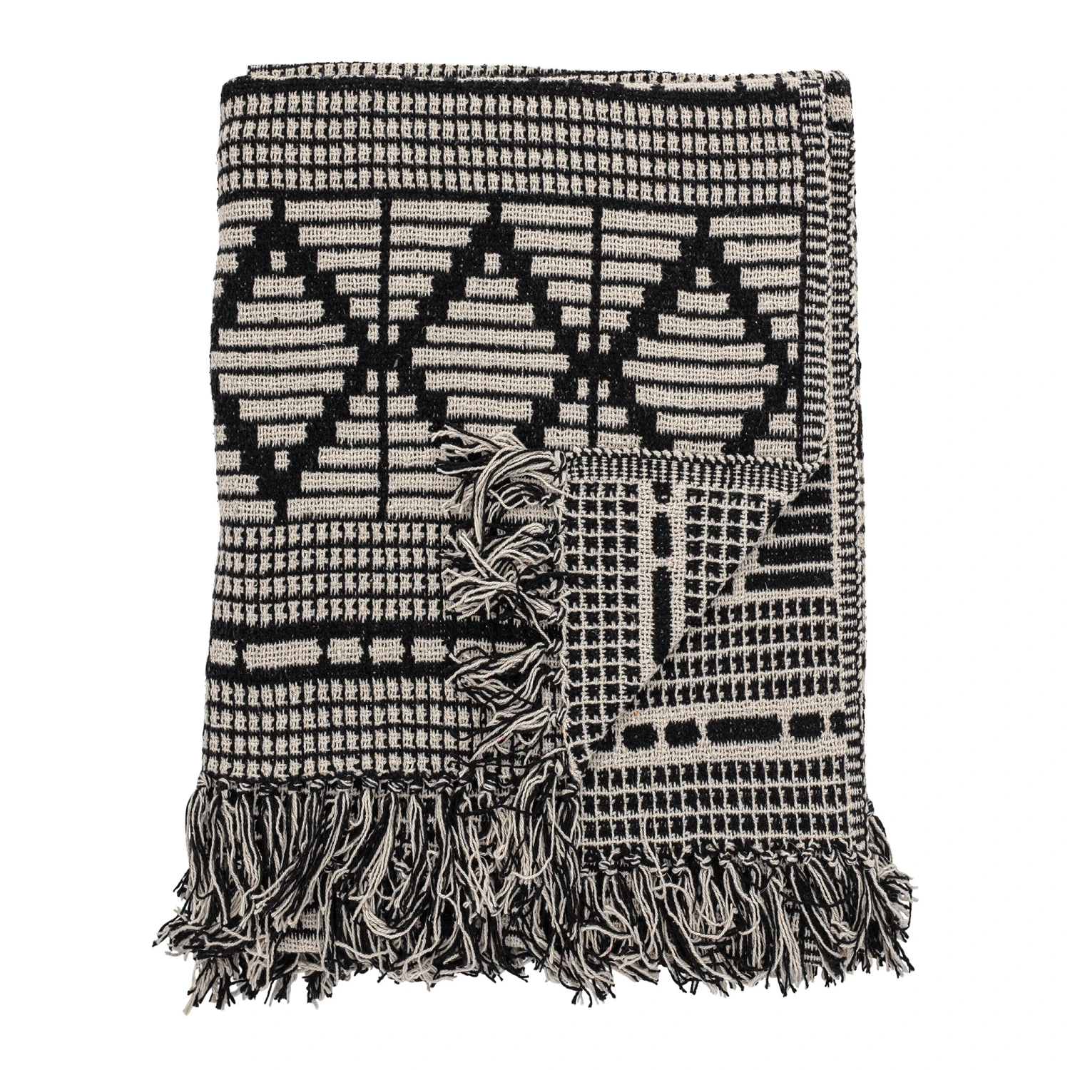 Bloomingville Plaid Gerecycled Katoen 130x160 Cm 1 Bloomingville Plaid Gerecycled Katoen 130x160 Cm