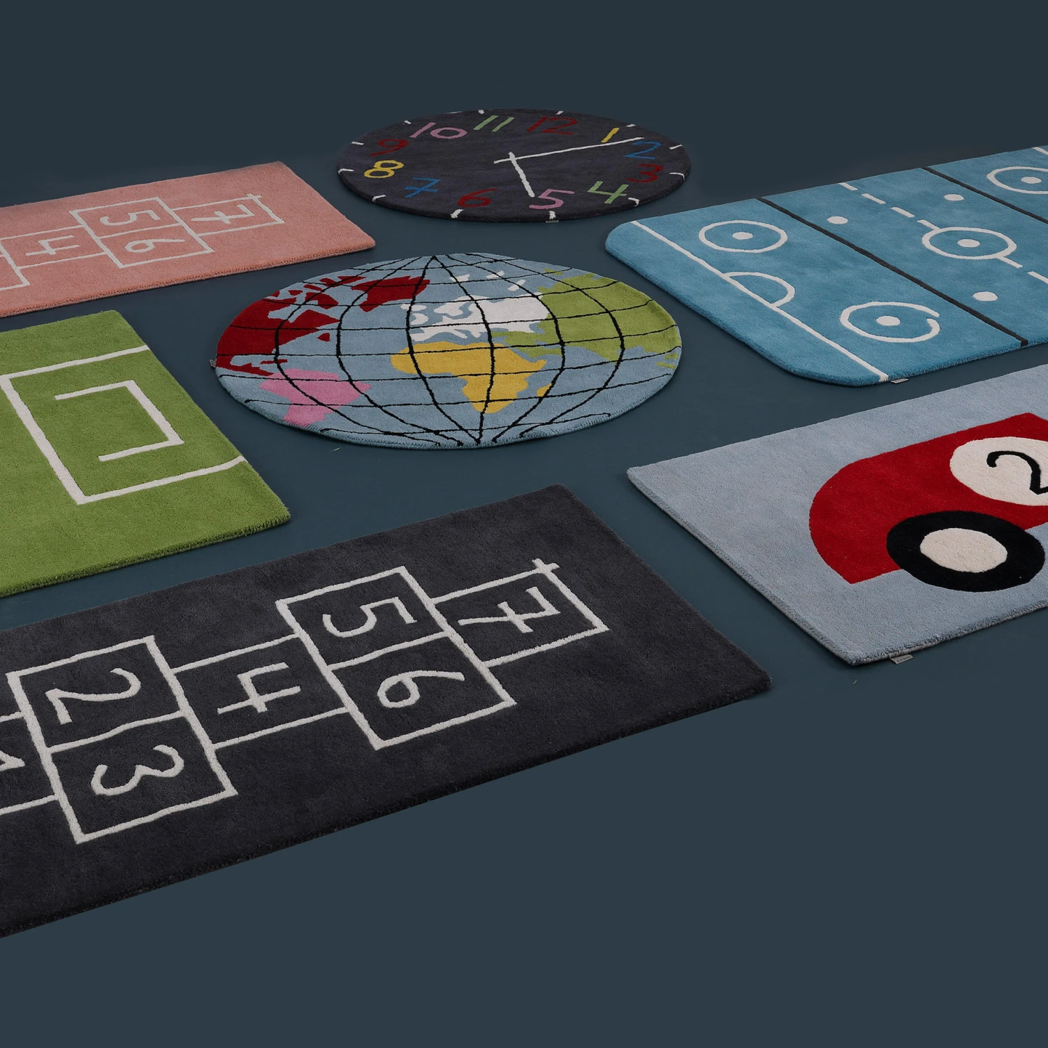 Earth Vloerkleed Ø130 Cm 2 Earth Vloerkleed Ø130 Cm - Afbeelding 2