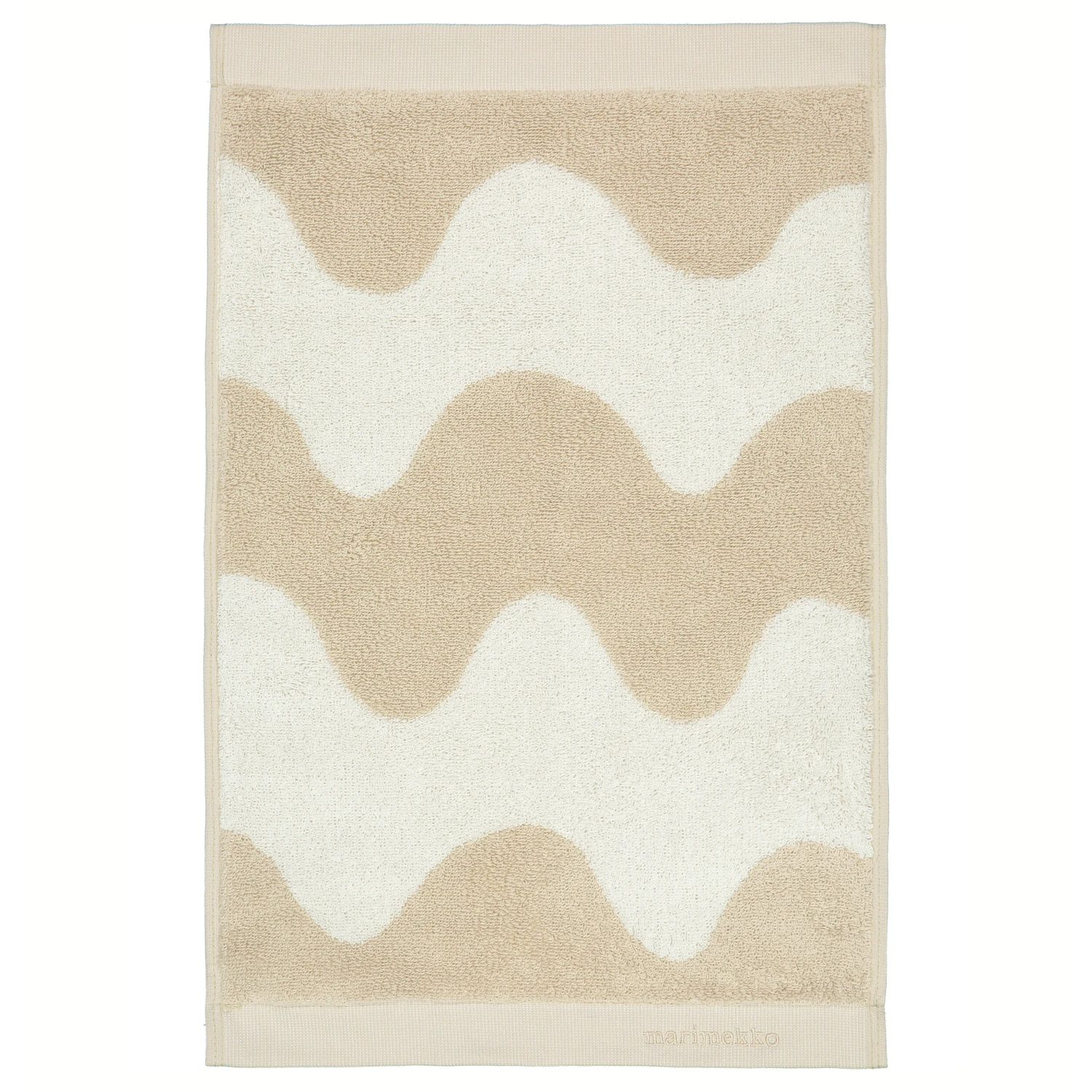 Marimekko Lokki Handdoek Beige-wit 1 Marimekko Lokki Handdoek Beige-wit