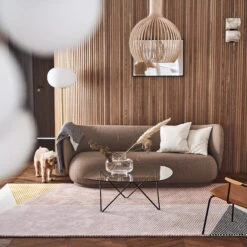 Rectangles Wollen Vloerkleed Roze 13 Rectangles Wollen Vloerkleed Roze -Home Textielwinkel 46375 02 07 021ab1547c