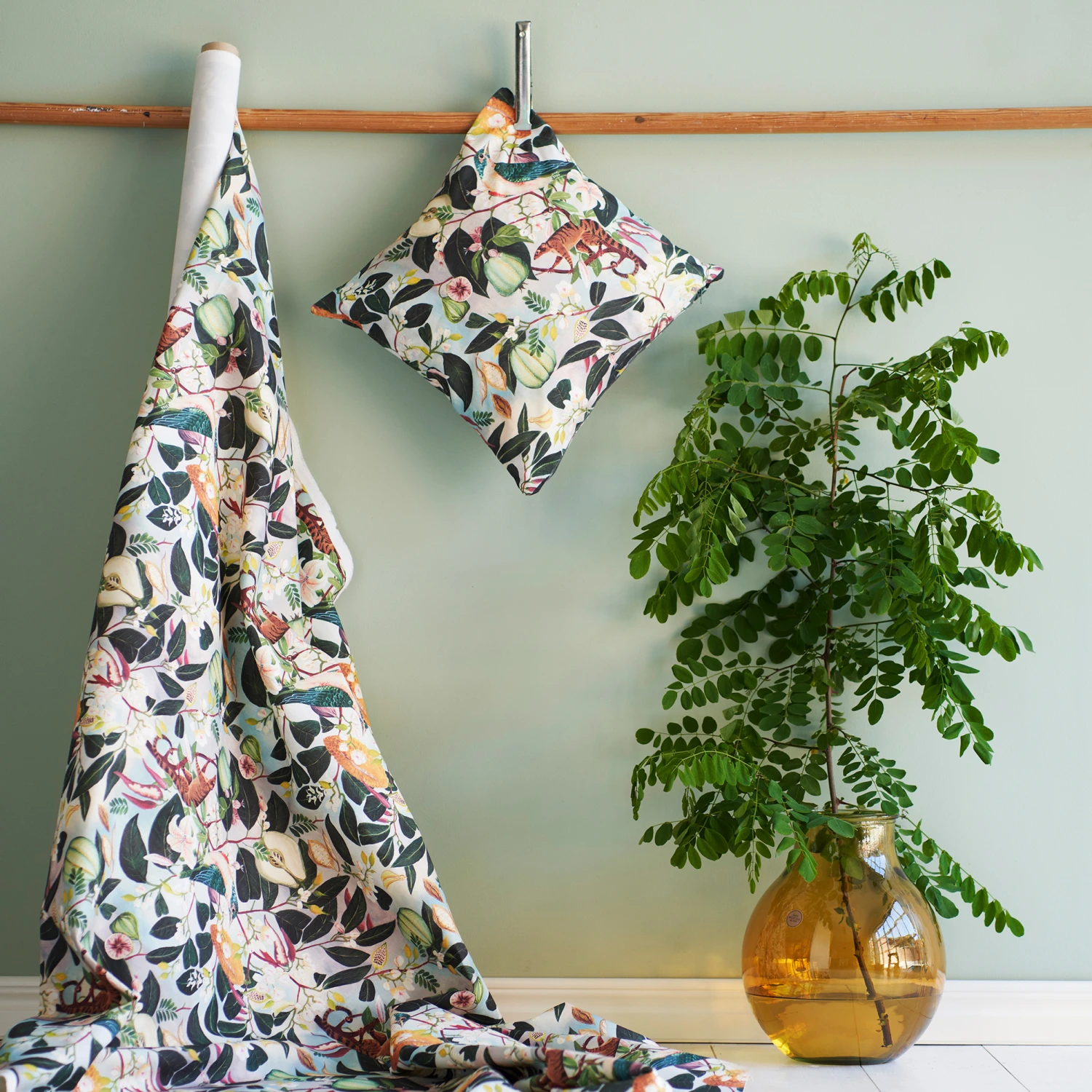 Klippan Yllefabrik Fruits Kussenhoes 45x45 Cm 2 Klippan Yllefabrik Fruits Kussenhoes 45x45 Cm - Afbeelding 2