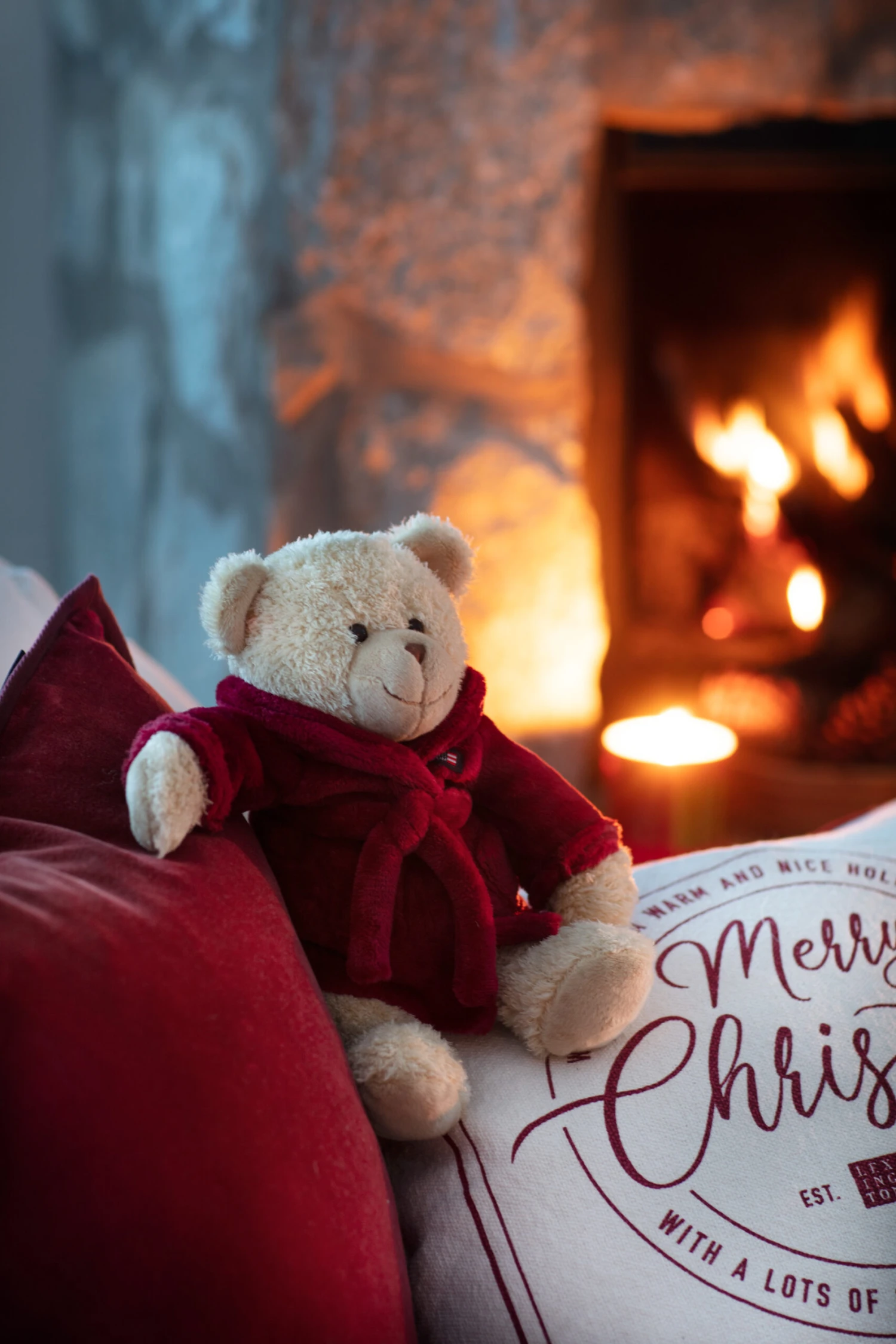 Lexington Merry Christmas Cotton Canvas Kussenhoes 50x50 Cm 2 Lexington Merry Christmas Cotton Canvas Kussenhoes 50x50 Cm - Afbeelding 2