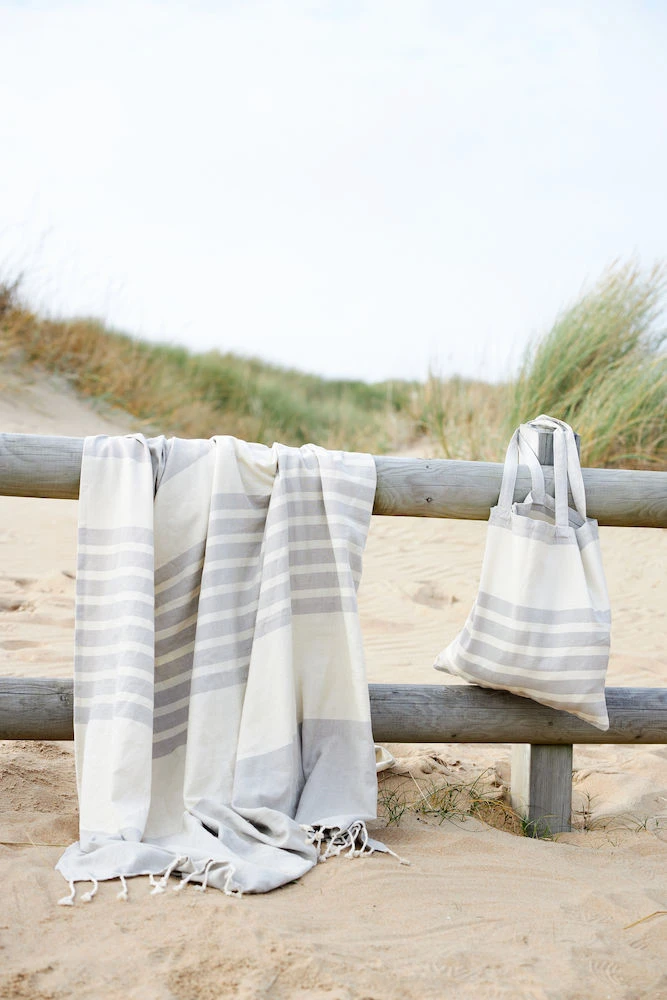 Sagaform Ella Hamam Badlaken 145x250 Cm 2 Sagaform Ella Hamam Badlaken 145x250 Cm - Afbeelding 2