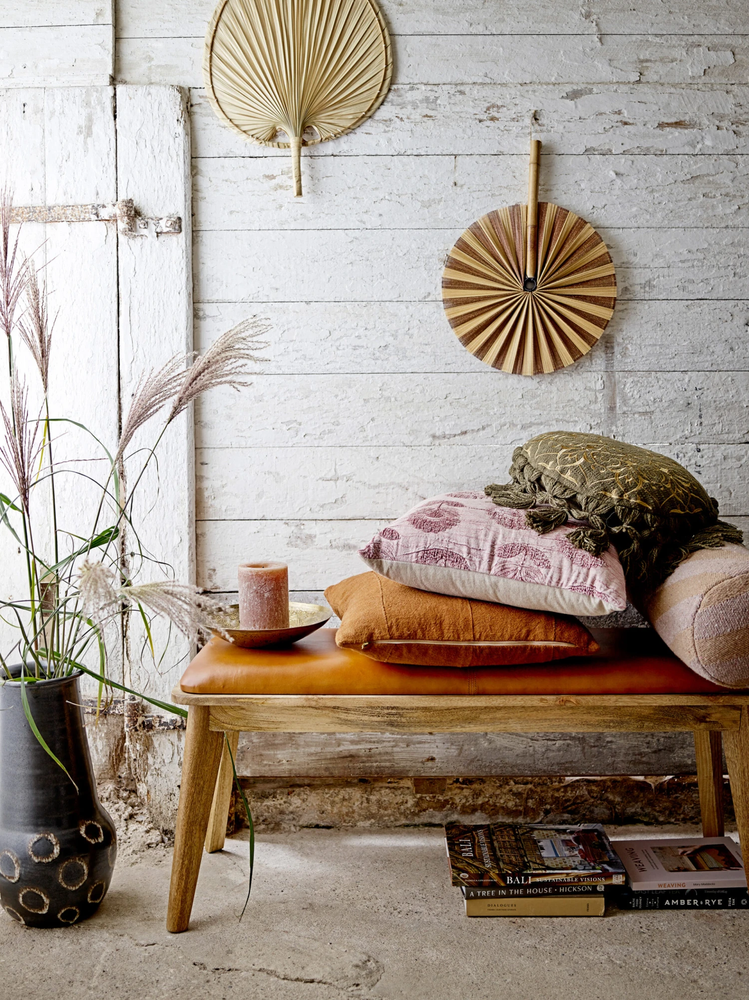 Bloomingville Kita Kussen 45x45 Cm 4 Bloomingville Kita Kussen 45x45 Cm - Afbeelding 4