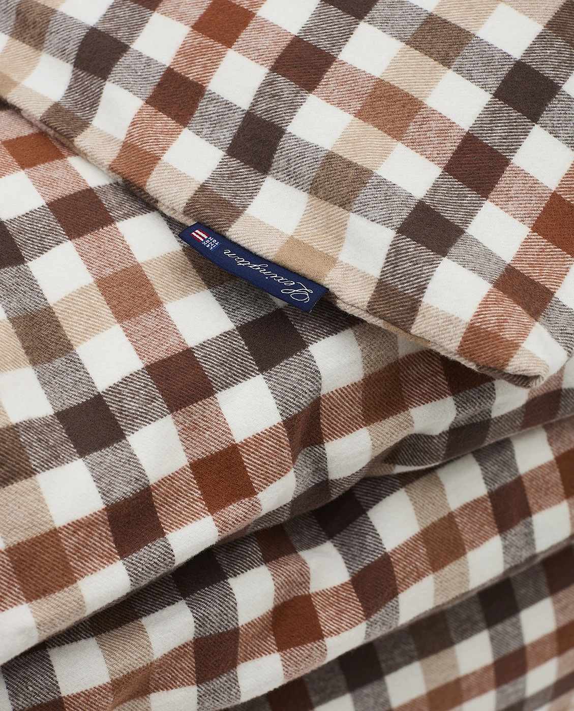 Lexington Checked Cotton Flannel Dekbedovertrek 150x210 Cm 2 Lexington Checked Cotton Flannel Dekbedovertrek 150x210 Cm - Afbeelding 2
