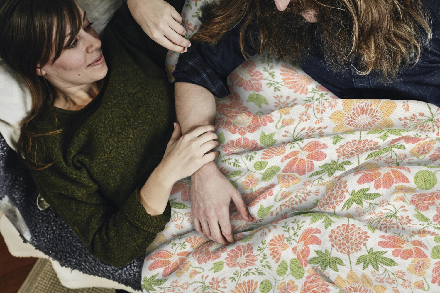 Krasse Katoenen Deken 140x170 Cm 2 Krasse Katoenen Deken 140x170 Cm - Afbeelding 2