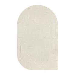 Circular Wollen Vloerkleed 220x350 Cm