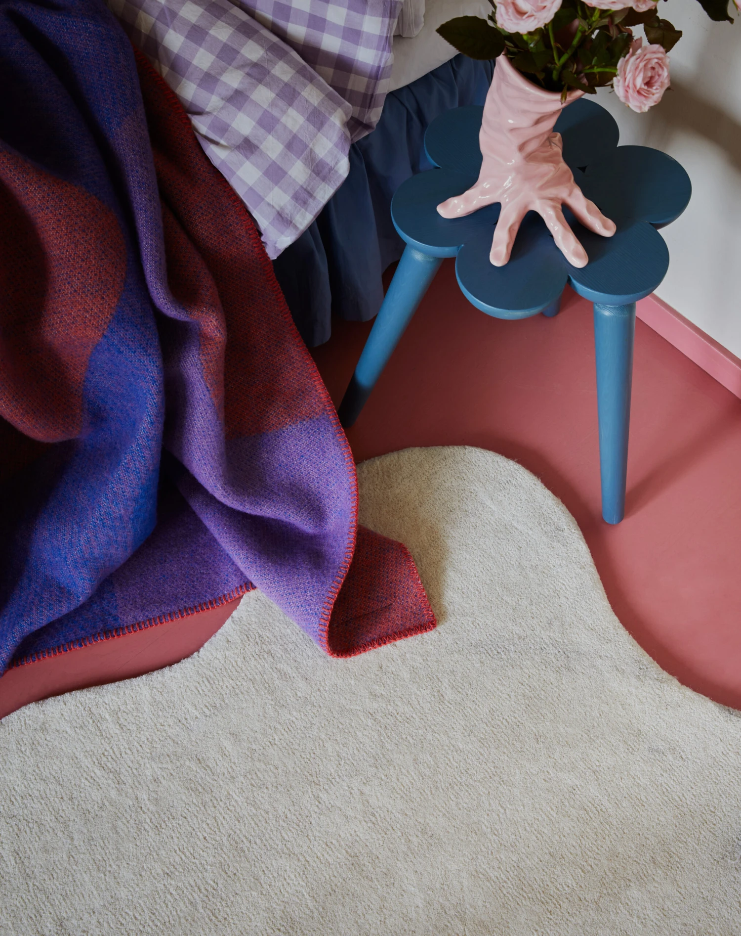 Scallop Wollen Vloerkleed 180x270 Cm 2 Scallop Wollen Vloerkleed 180x270 Cm - Afbeelding 2