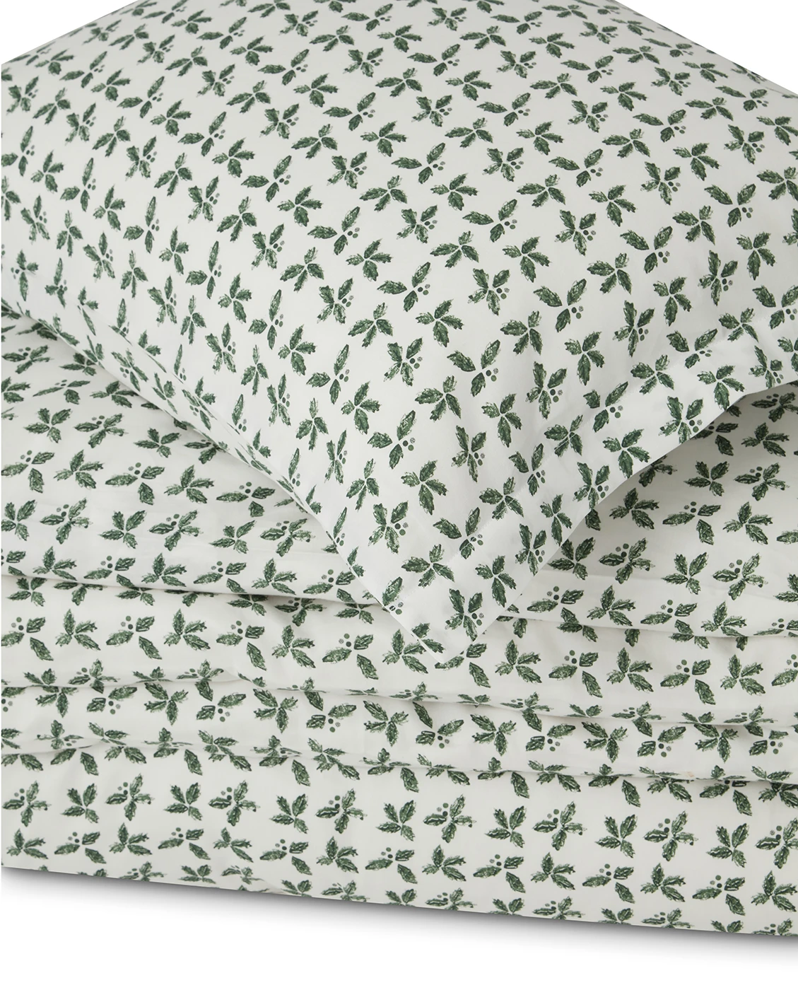 Lexington Holly Printed Cotton Sateen Beddengoedset 2 Lexington Holly Printed Cotton Sateen Beddengoedset - Afbeelding 2