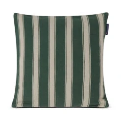 Lexington Structure Striped Linen Cotton Kussenhoes 50x50 Cm