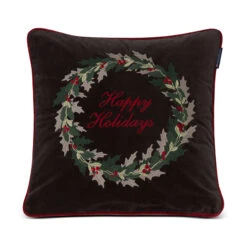Lexington Holly Wrath Cotton Velvet Kussenhoes 50x50 Cm