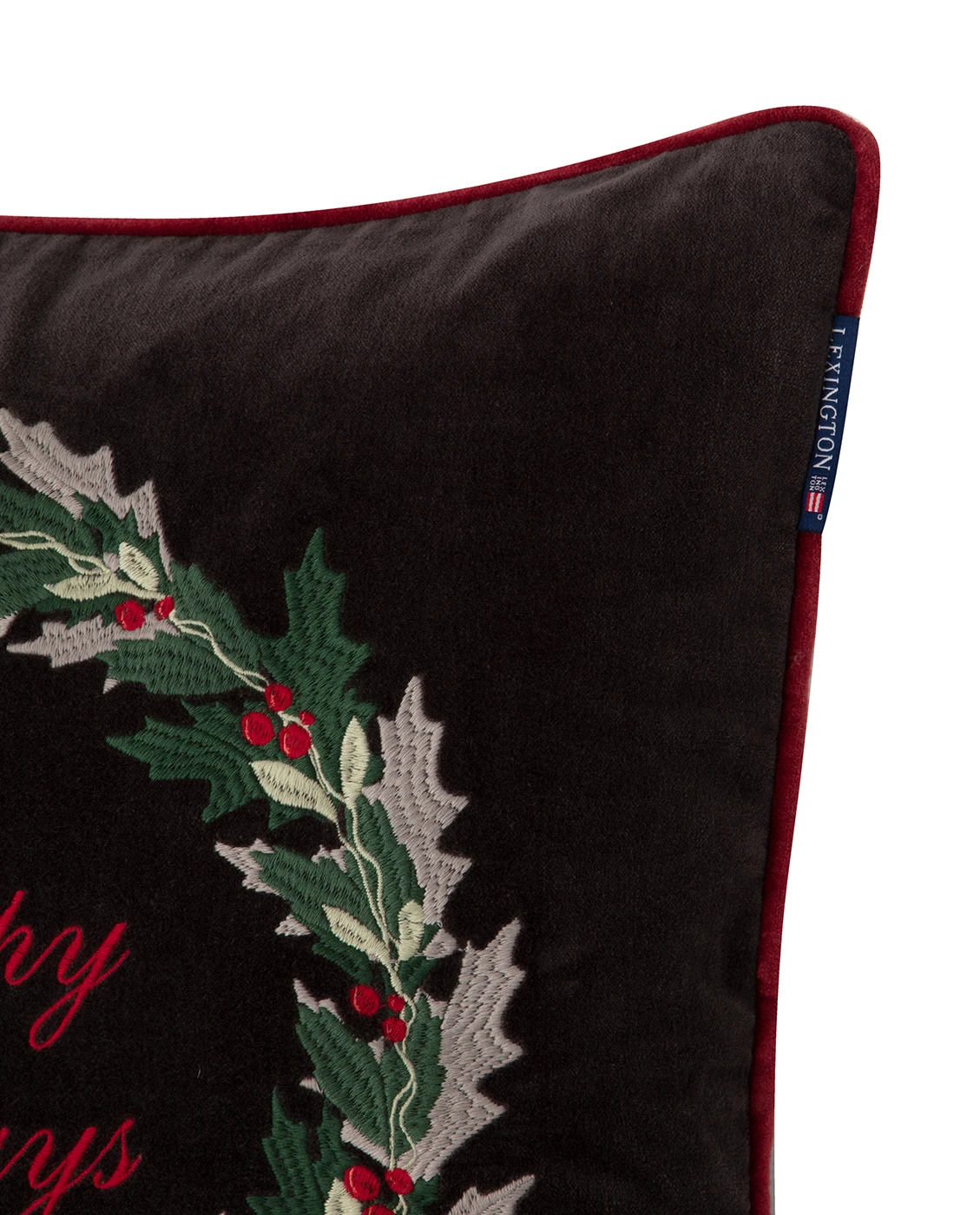 Lexington Holly Wrath Cotton Velvet Kussenhoes 50x50 Cm 3 Lexington Holly Wrath Cotton Velvet Kussenhoes 50x50 Cm - Afbeelding 3