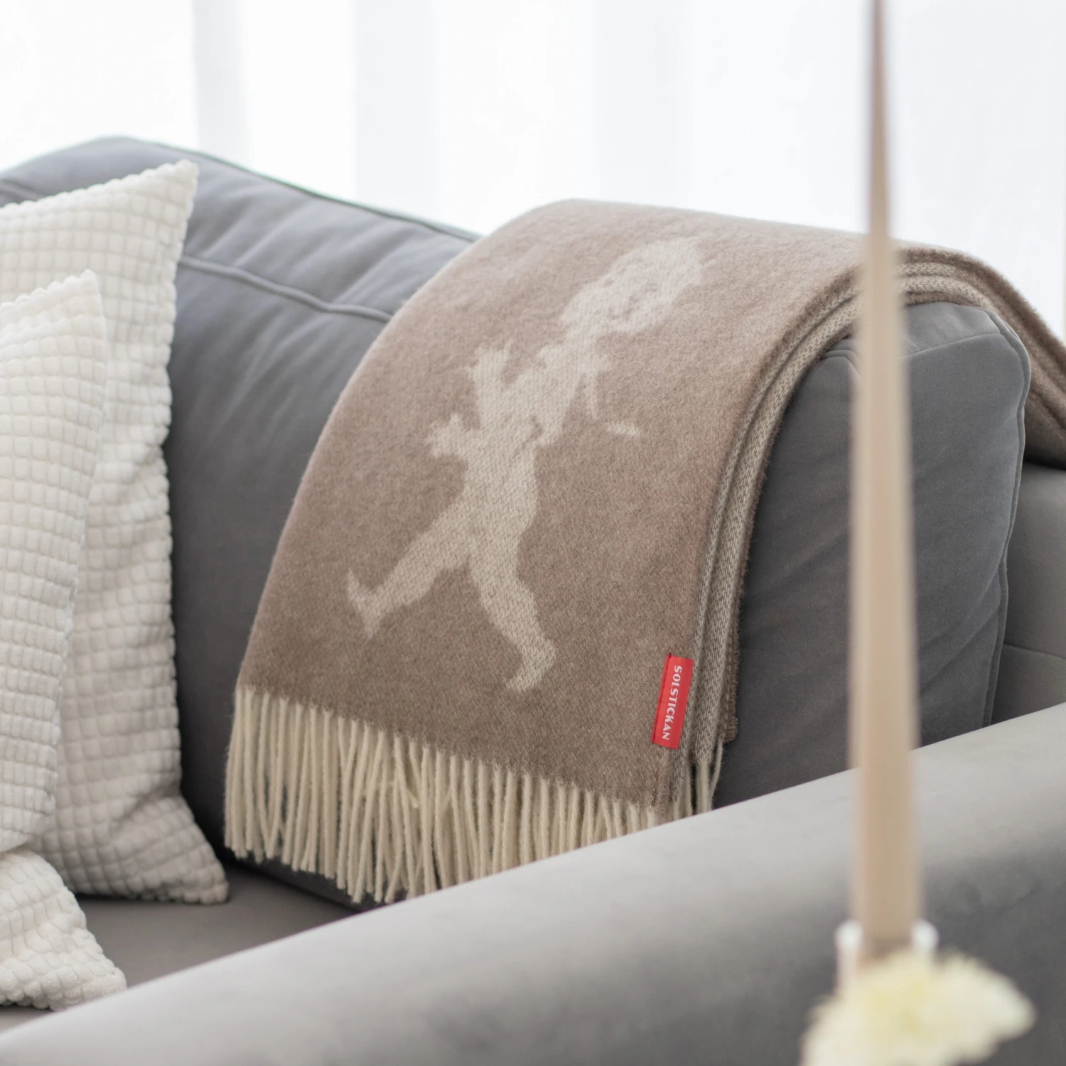 Solstickan Plaid Merinowol 130x170 Cm 2 Solstickan Plaid Merinowol 130x170 Cm - Afbeelding 2