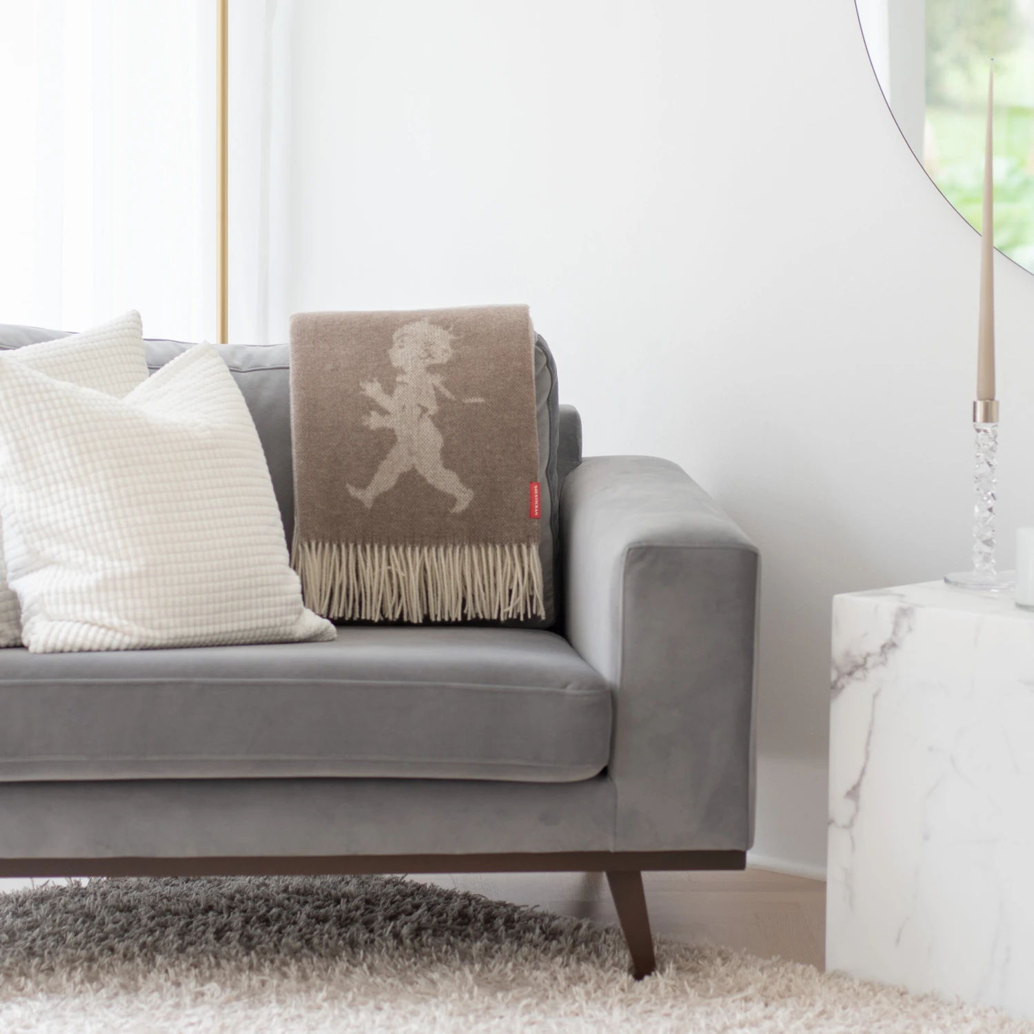 Solstickan Plaid Merinowol 130x170 Cm 3 Solstickan Plaid Merinowol 130x170 Cm - Afbeelding 3