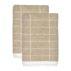 Mette Ditmer Tile Stone Gastenhanddoek 38x60 Cm 2-pack