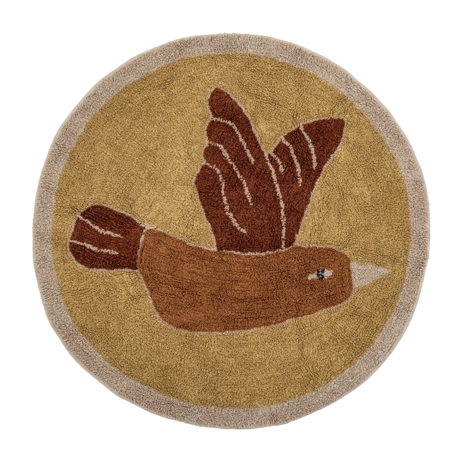 Bloomingville Milou Vloerkleed Ø90 Cm 1 Bloomingville Milou Vloerkleed Ø90 Cm