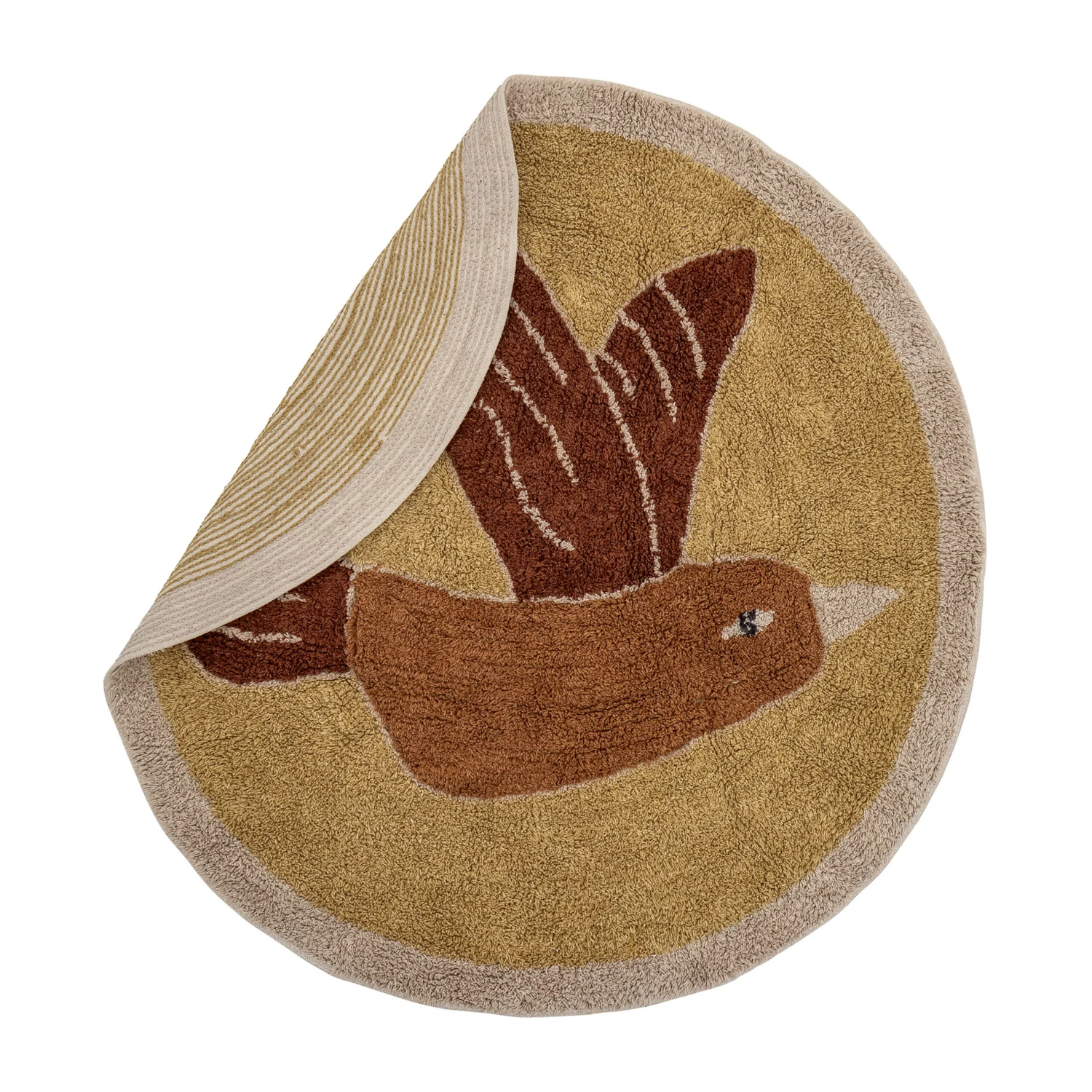 Bloomingville Milou Vloerkleed Ø90 Cm 2 Bloomingville Milou Vloerkleed Ø90 Cm - Afbeelding 2