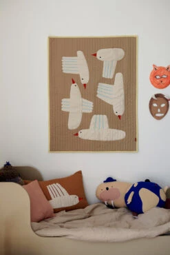 Ferm LIVING Bird Doorgestikte Deken -Home Textielwinkel 574300 01 40 EnvironmentImage be0f0fce61