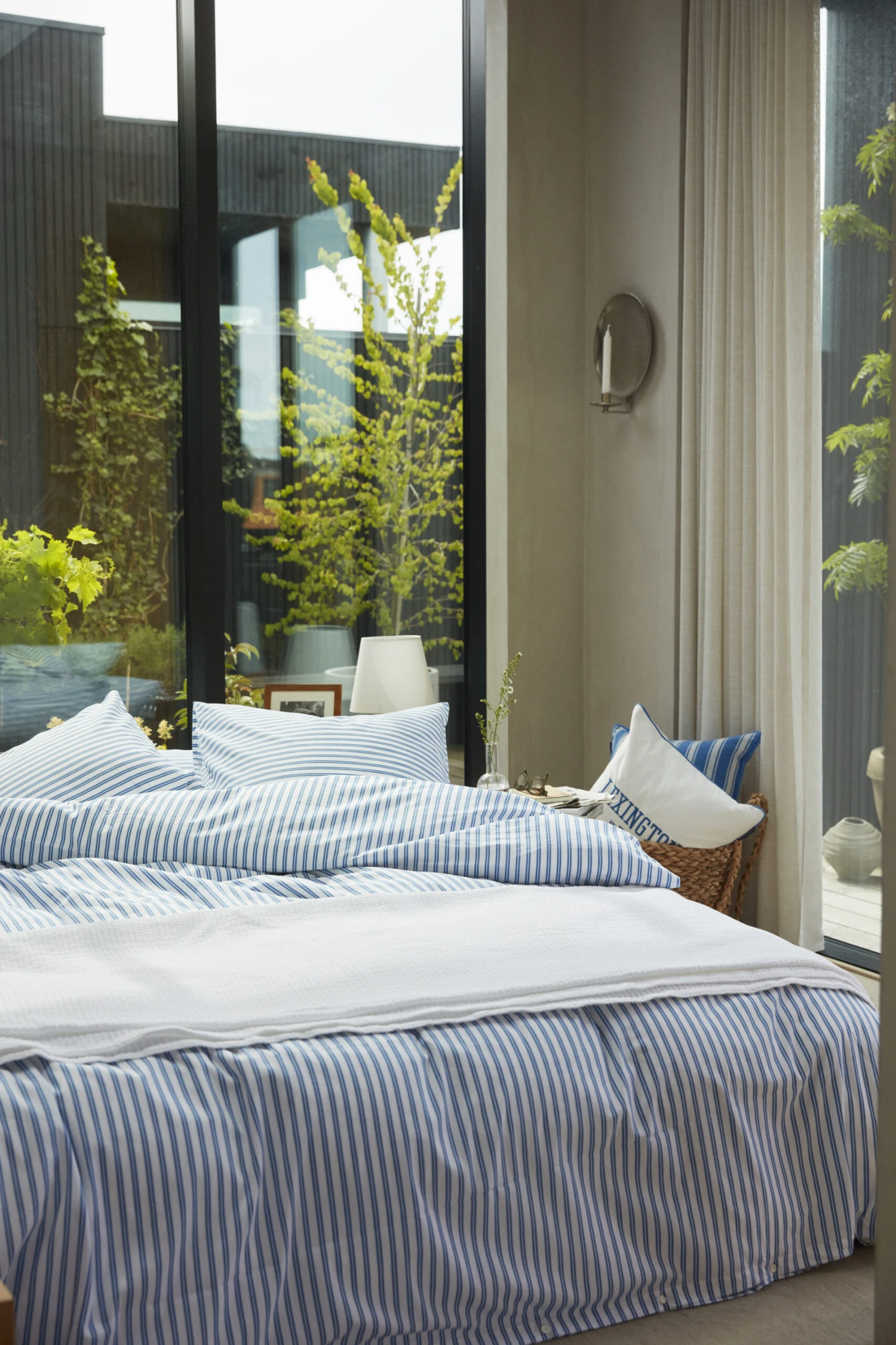 Lexington Striped Cotton Poplin Dekbedovertrek 150x210 Cm 3 Lexington Striped Cotton Poplin Dekbedovertrek 150x210 Cm - Afbeelding 3