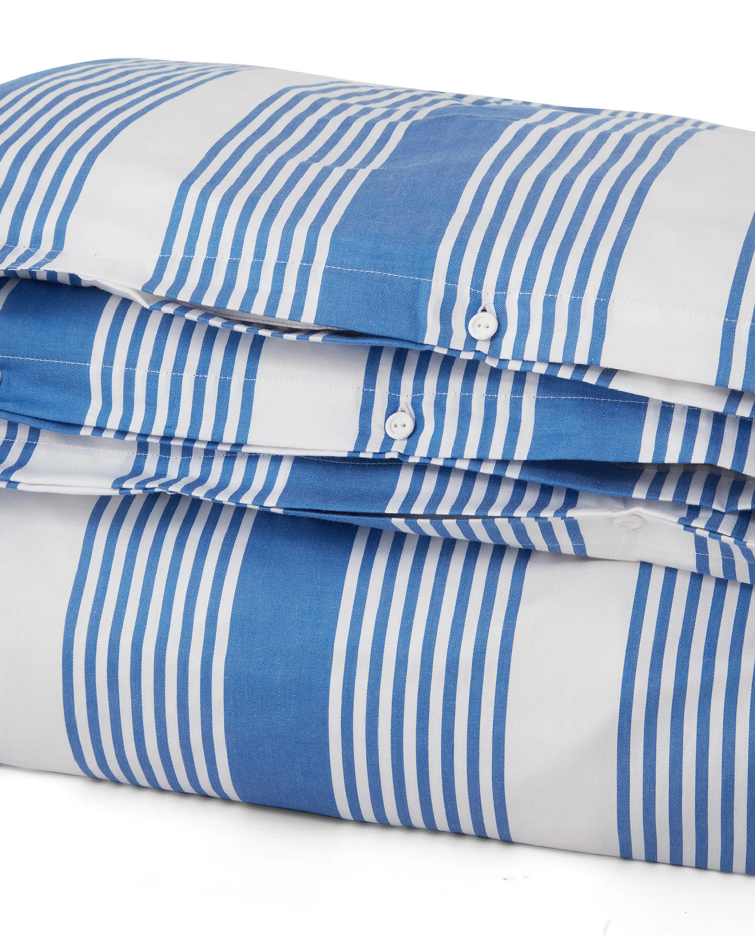 Lexington Striped Cotton Sateen Dekbedovertrekset 150x210 Cm 2 Lexington Striped Cotton Sateen Dekbedovertrekset 150x210 Cm - Afbeelding 2
