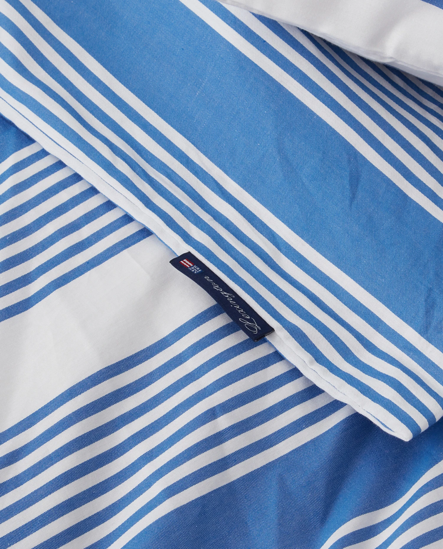 Lexington Striped Cotton Sateen Dekbedovertrekset 150x210 Cm 3 Lexington Striped Cotton Sateen Dekbedovertrekset 150x210 Cm - Afbeelding 3