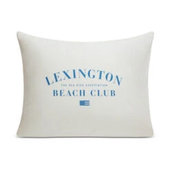 Lexington Printed Organic Cotton Poplin Kussensloop 50x60 Cm