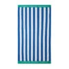 Lexington Striped Cotton Terry Strandhanddoek 100x180 Cm