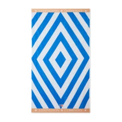 Lexington Graphic Cotton Velour Strandhanddoek 100x180 Cm