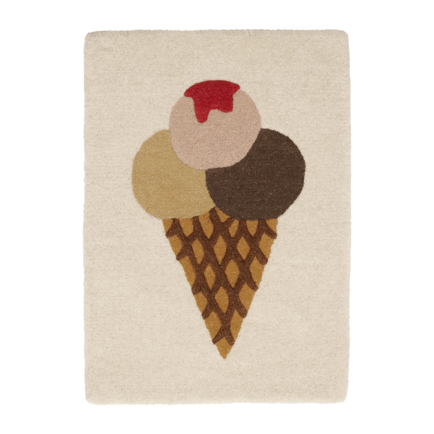 OYOY Ice Cream Tufted Kindervloerkleed 45x65 Cm 1 OYOY Ice Cream Tufted Kindervloerkleed 45x65 Cm