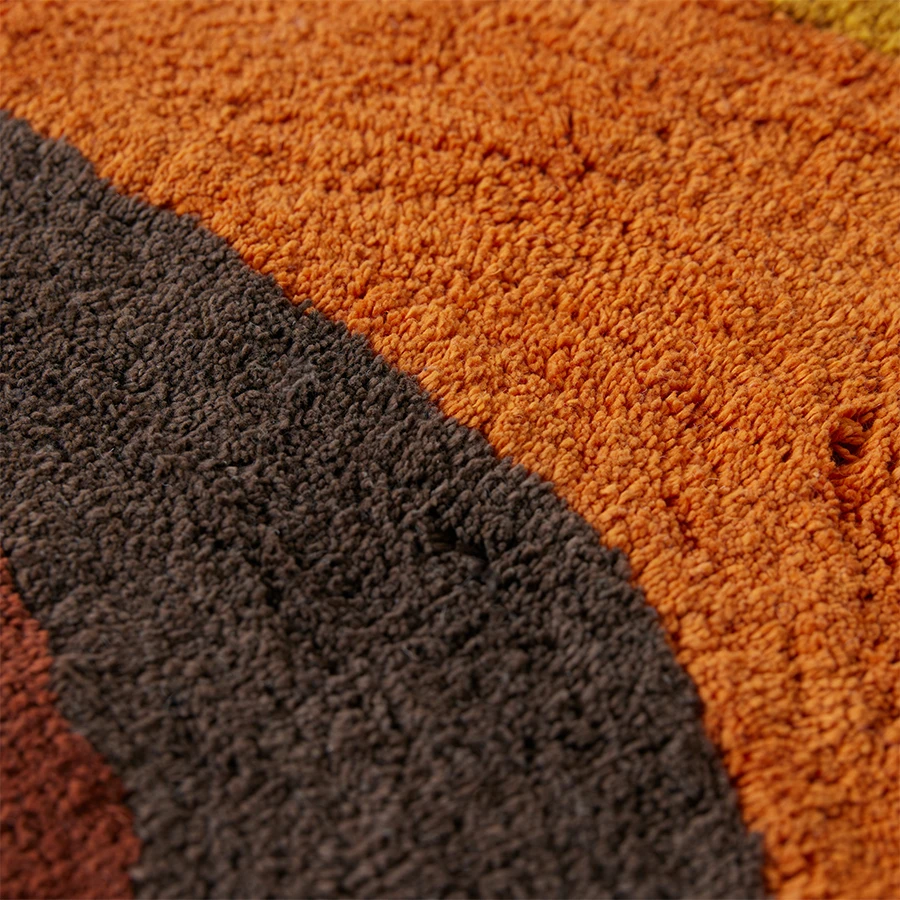 Retro Swirl Badmat 90x120 Cm 2 Retro Swirl Badmat 90x120 Cm - Afbeelding 2