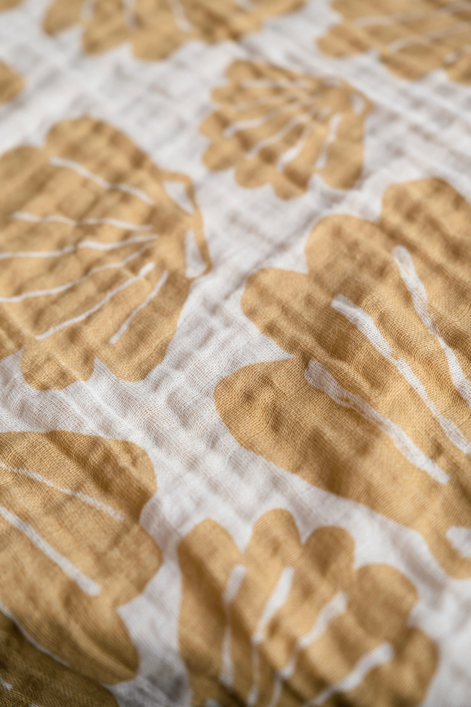 Schelp Mousselinedeken 120x120 Cm 3 Schelp Mousselinedeken 120x120 Cm - Afbeelding 3