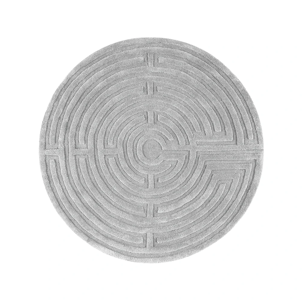 Minilabyrint Vloerkleed Rond 1 Minilabyrint Vloerkleed Rond