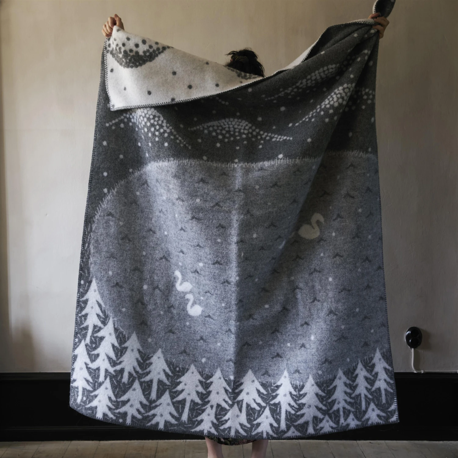 Klippan Yllefabrik Lake In The Valley Plaid 2 Klippan Yllefabrik Lake In The Valley Plaid - Afbeelding 2