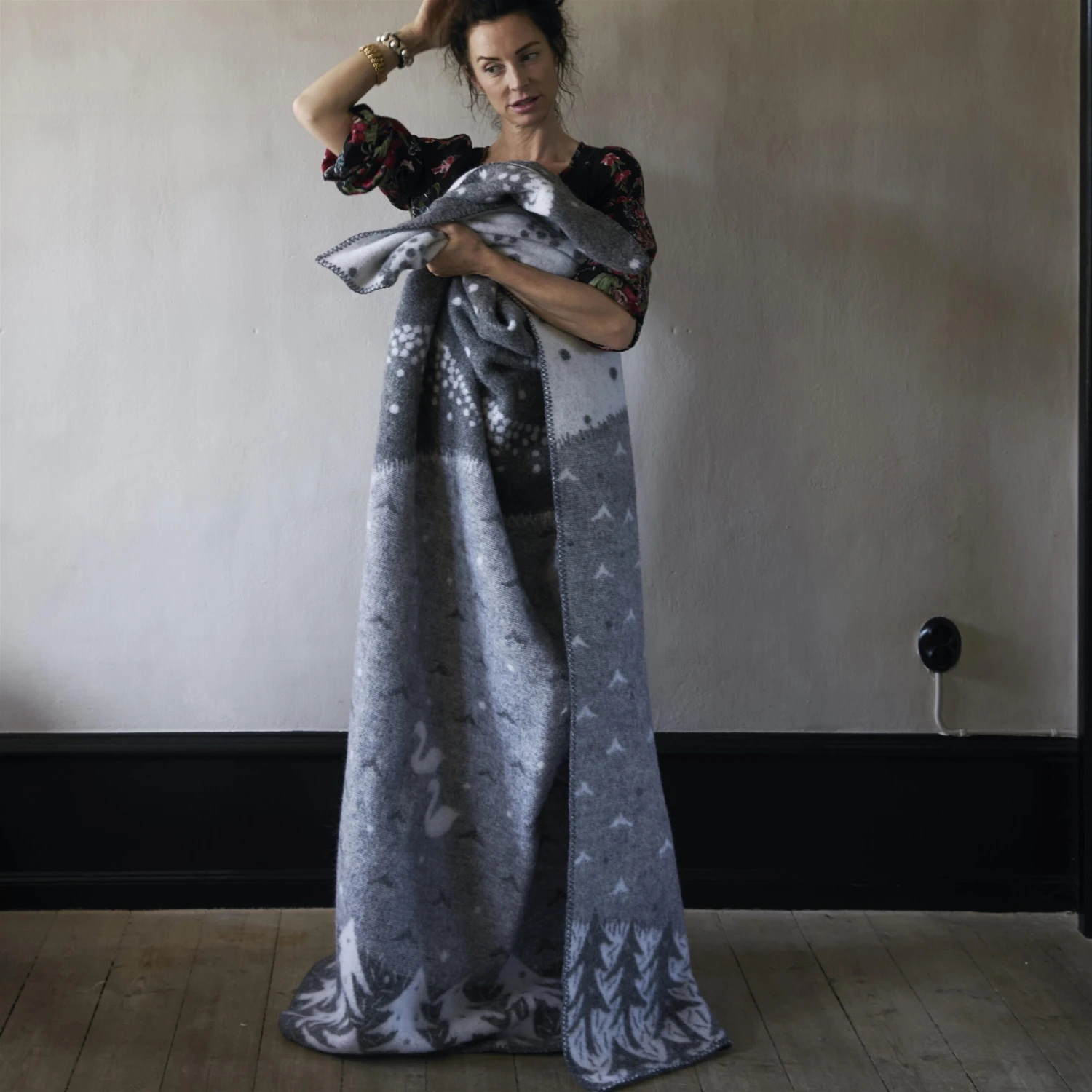 Klippan Yllefabrik Lake In The Valley Plaid 3 Klippan Yllefabrik Lake In The Valley Plaid - Afbeelding 3